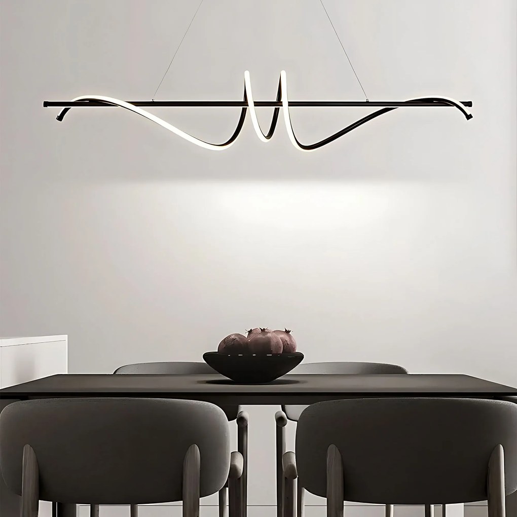 Lampa wisząca LHJ023-CP 120 cm BLACK