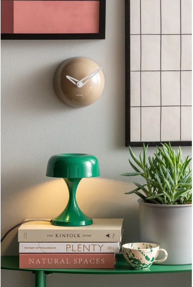 Зелена метална настолна лампа (височина 20 cm) Moda Retro – Leitmotiv