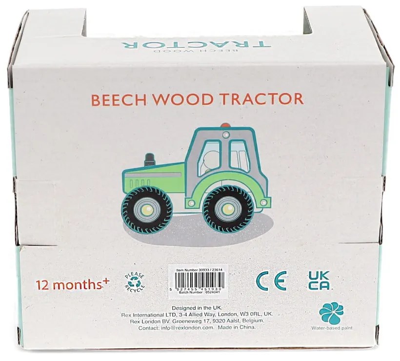 Дървен трактор Tractor – Rex London