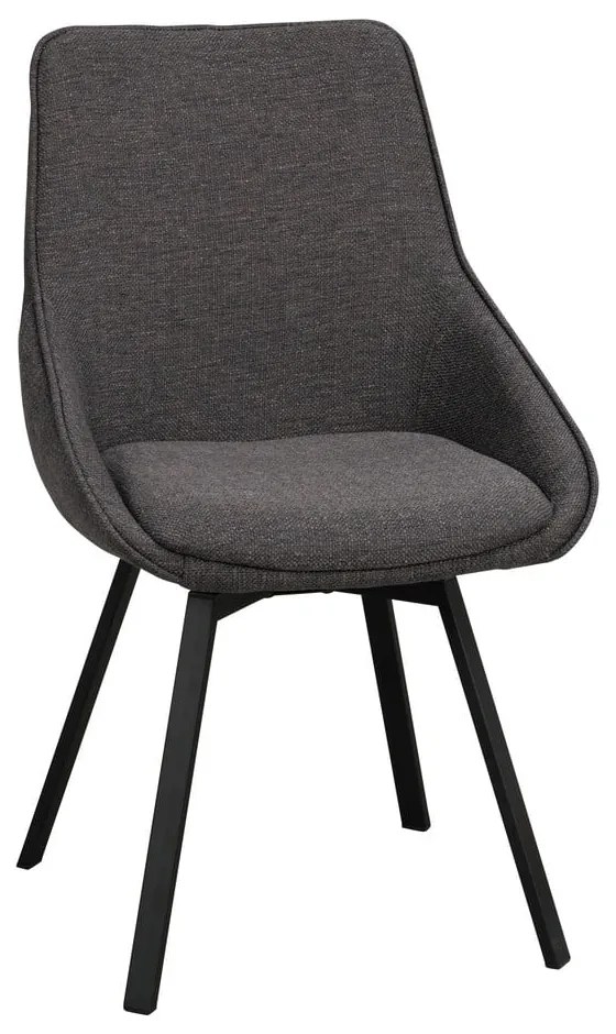 Сив въртящ се стол Alison - Rowico