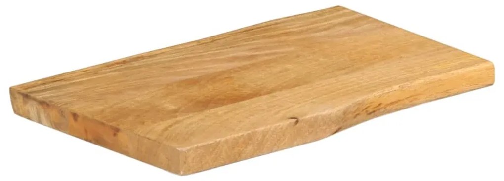 370704 vidaXL Плот за маса, 60x40x2,5 см, жив ръб, масивно дърво манго