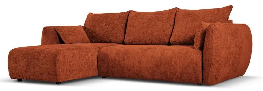Оранжев ъглов диван (ляв ъгъл) Matera - Cosmopolitan Design