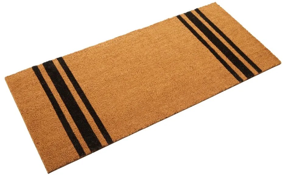 Килимче от кокосови влакна 55x125 cm Black Stripe - Premier Housewares