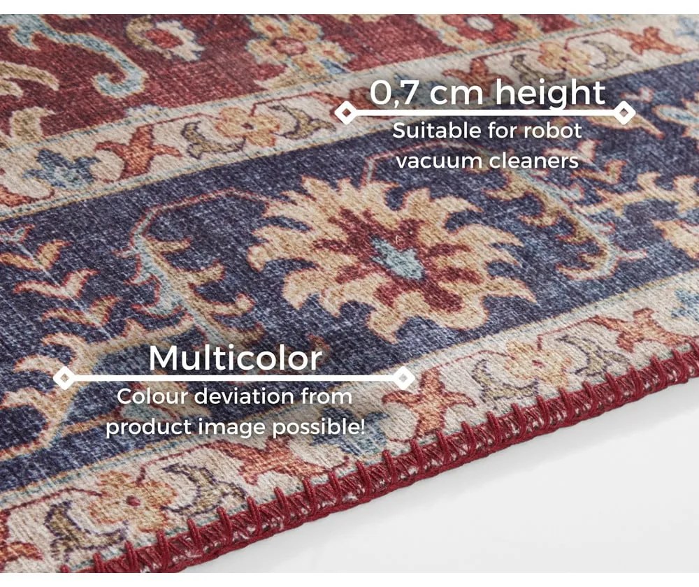 Виненочервен килим , 80 x 150 cm Vivana - Nouristan