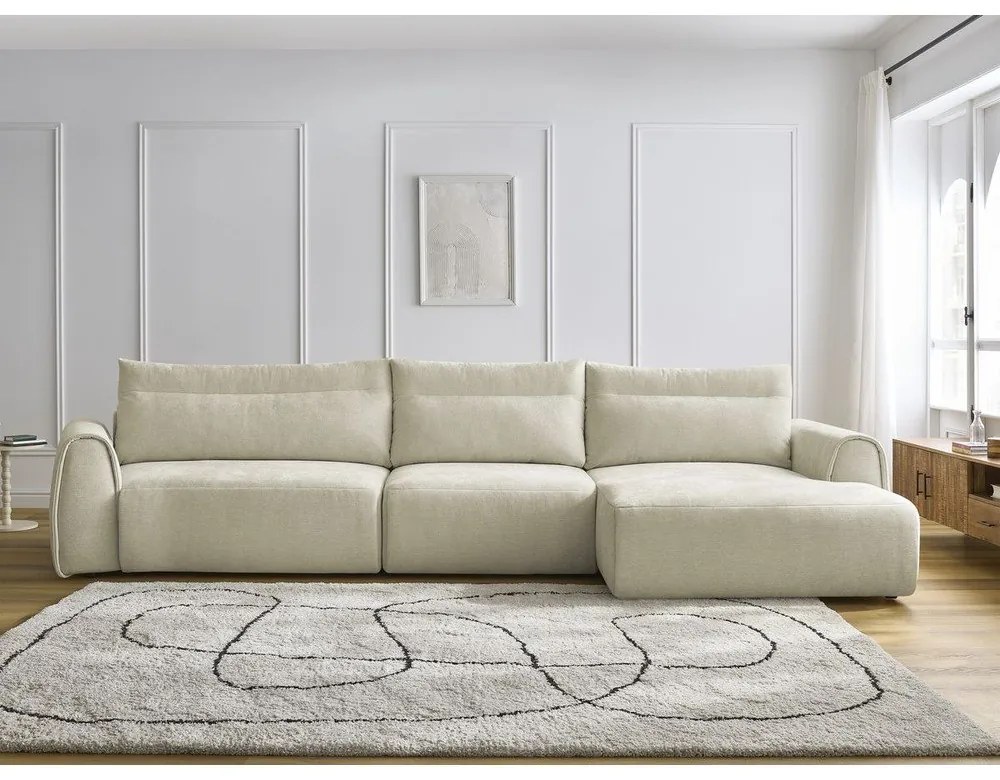 Бежов ъглов диван Aden – Bobochic Paris