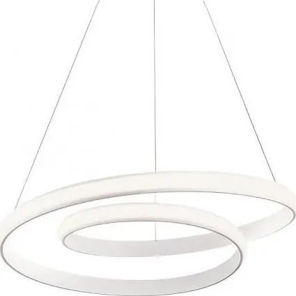 Redo 01-1888 - Димируем LED полилей TORSION на кабел LED/29W/230V, Ø 55 см, бял