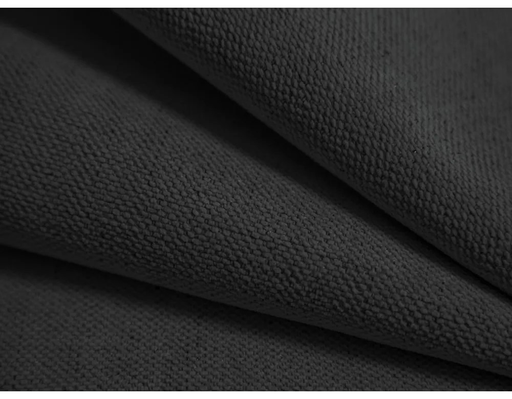 Антрацитно двойно легло 200x200 cm тапицирано с място за съхранение/без табла с включена подматрачна рамка Susan – Micadoni