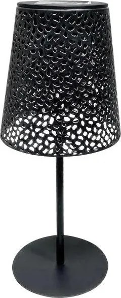 Соларна настолна LED лампа LUVETRA LED/1xAA 4000K IP44 200 mAh черна