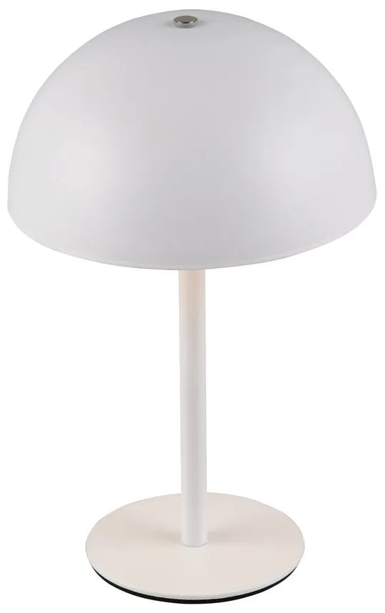 LED настолна лампа в матово бял цвят с метален абажур (височина 21 cm) Munoz – Trio