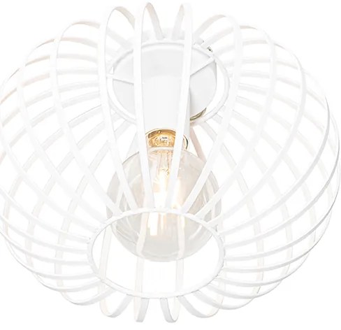 Дизайнерски таванна лампа бяла 30 см - Johanna