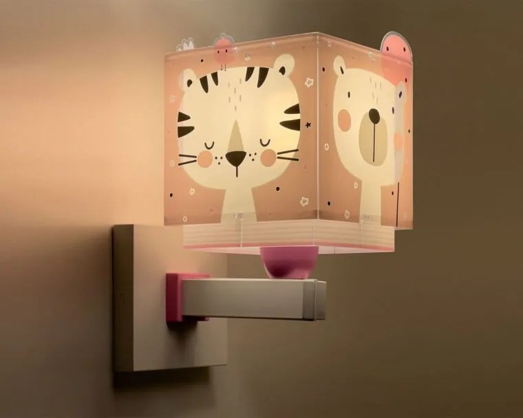 Стенна апличка Ango Baby Jungle-Pink