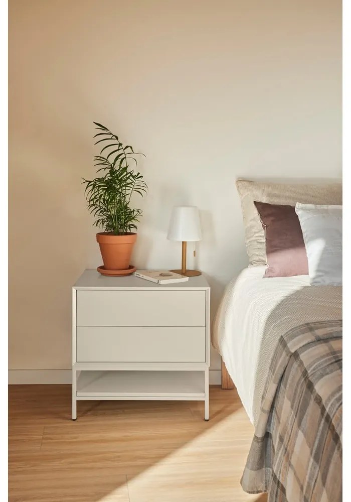 Черно нощно шкафче Platt – Teulat