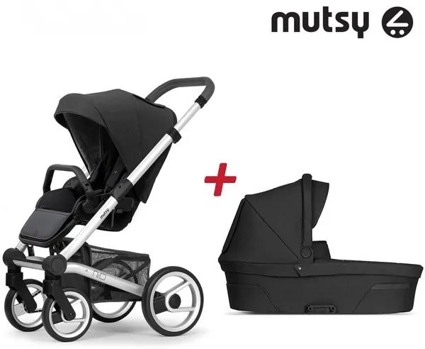 Бебешка количка 2в1 NIO Standard MUTSY - Explore Steel Grey