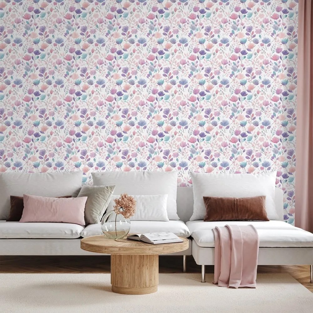 Самозалепващ фототапет – Пастелен цветен мотив