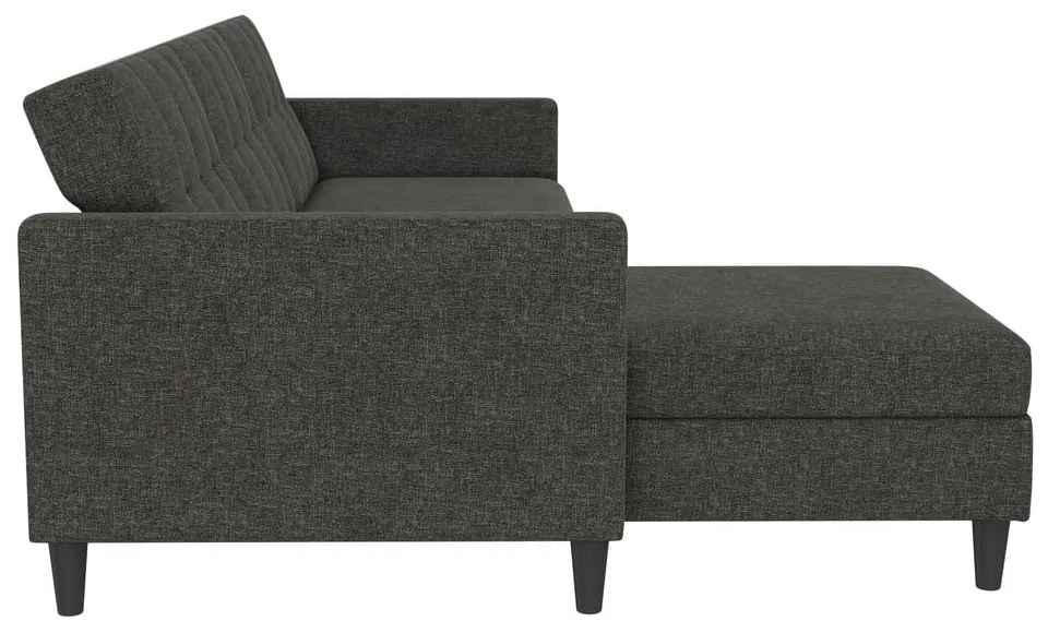 Сив сгъваем ъглов диван Hartford – Støraa