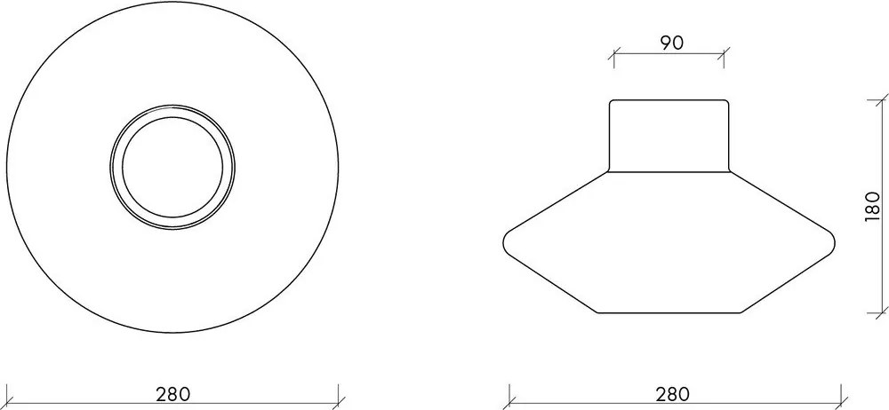 Кафява стъклена ръчна изработка ваза (височина 28 cm) Glom – noo.ma