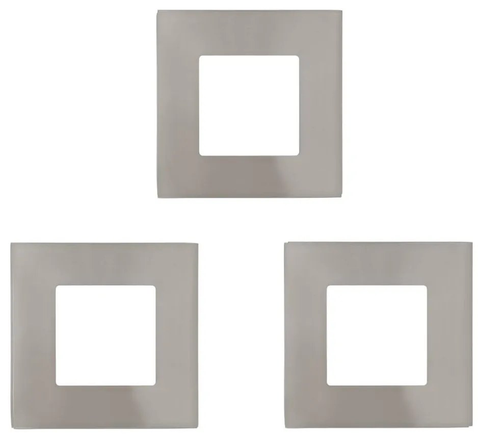 Eglo 94735 - Комплект от 3 вградени таванни LED осветителни тела FUEVA 1xLED/2,7W/230V