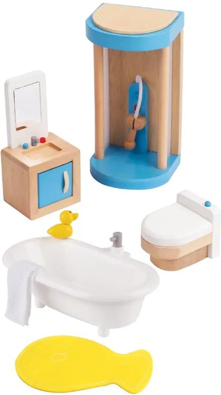 Hape - Мини мебели за кукленска къща - Баня