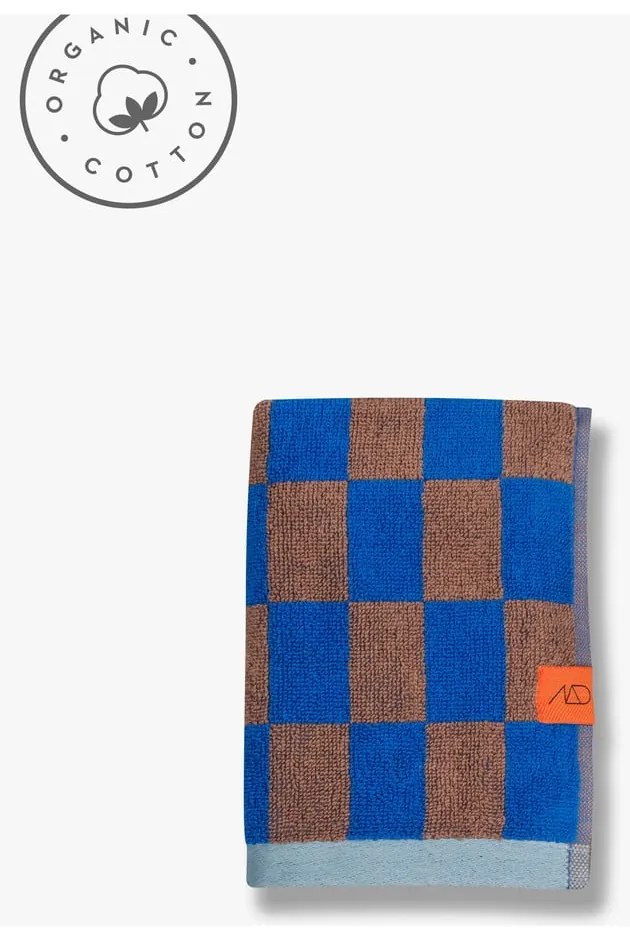 Синьо-кафяви кърпи от органичен памук в комплект от 2 броя 40x55 cm Retro - Mette Ditmer Denmark