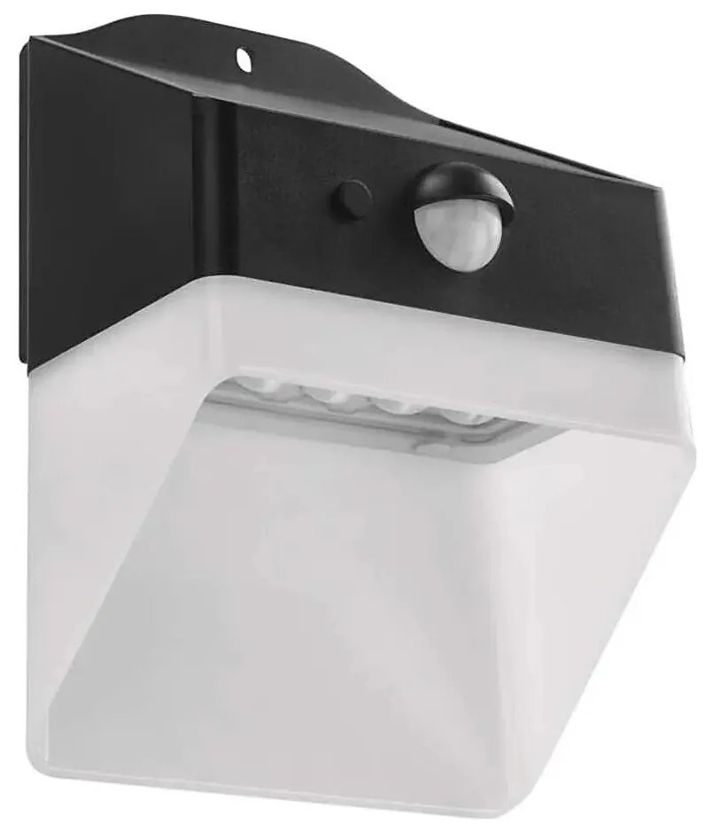 LED соларен стенен фенер LUMI LED/3,7W IP65 сензор черен