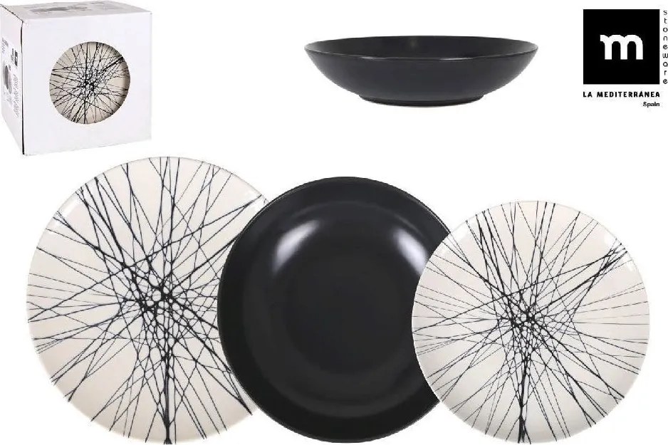 Сервиз за хранене LA MEDITERRANEA Monaco, 18 части, Порцелан