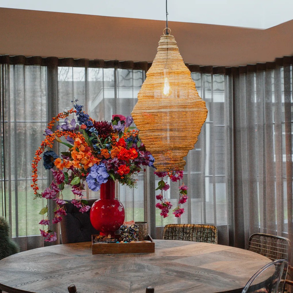 Ориенталски висящ аплик златен 90 см - Nidum