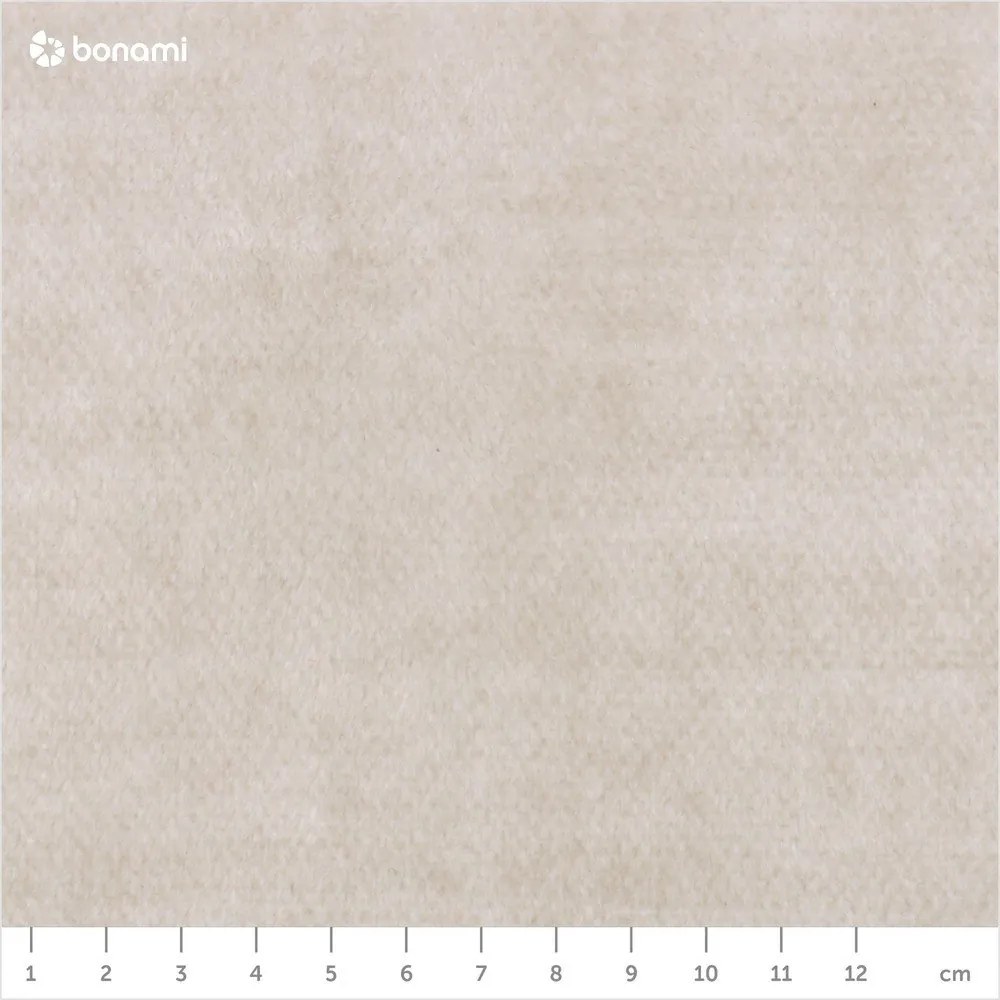 Бежово тапицирано двойно легло с решетка и място за съхранение 180x200 cm Jade - Bobochic Paris