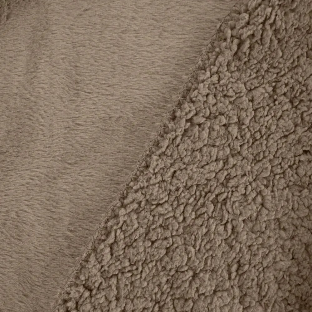 Двустранна покривка за легло от овча кожа, бежова Ширина: 170 см | Дължина: 210 см