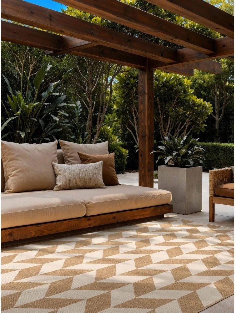 Кремав/в естествен цвят килим за открито и закрито 160x230 cm Haringey Terrick – Ted Baker