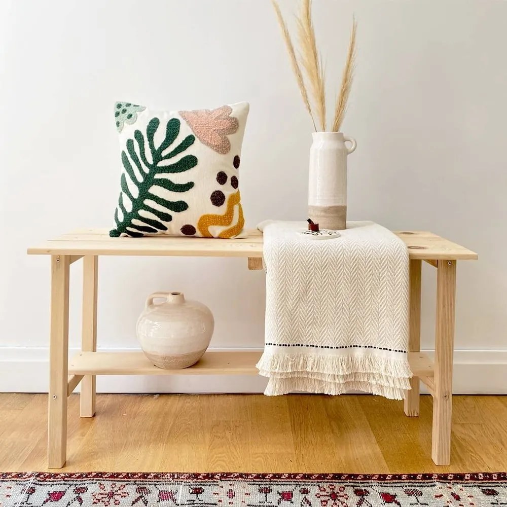 Калъфка за възглавница с ленено платно , 43 x 43 cm Lotus - Joynodes