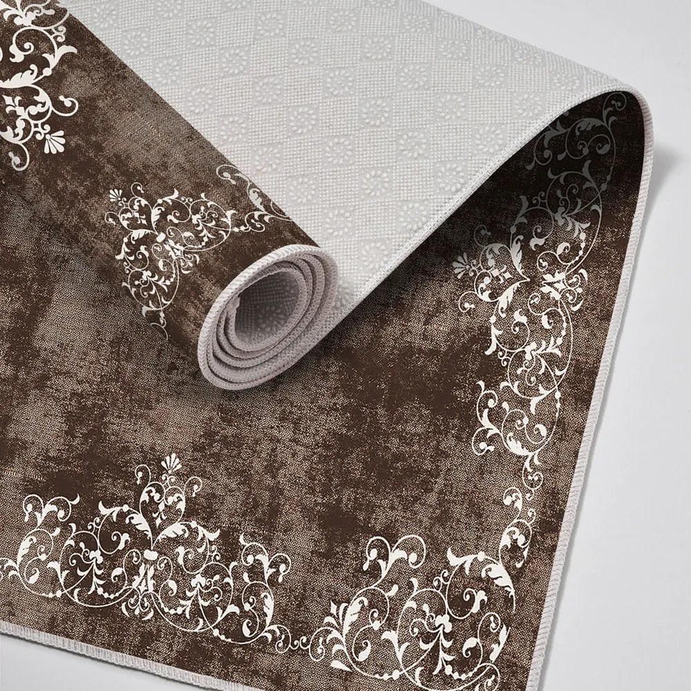 Кафяви килими за баня в комплект 2 бр. 60x100 cm – Foutastic