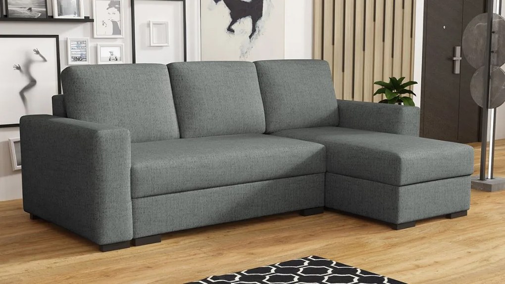 Ъглов диван Latte-Anthraki