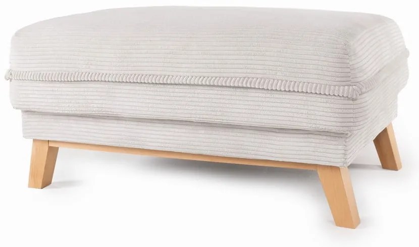 Бежова табуретка от рипсено кадифе Tori – Bonami Selection