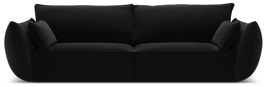 Черен кадифен диван 208 cm Vanda – Mazzini Sofas