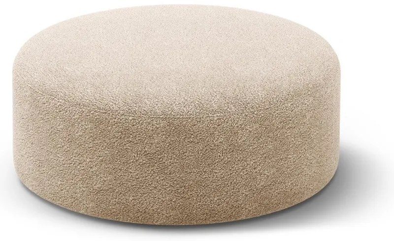 Светлокафява табуретка от букле Dia – Micadoni