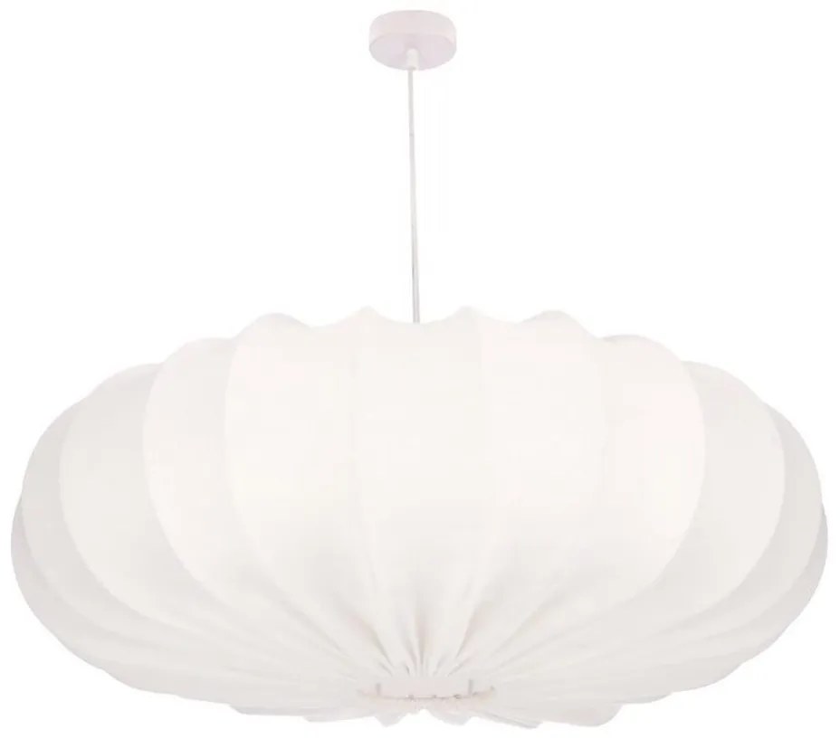 Полилей на кабел CAFEE, 1xE27/40W/230V, Ø 66 см, бял