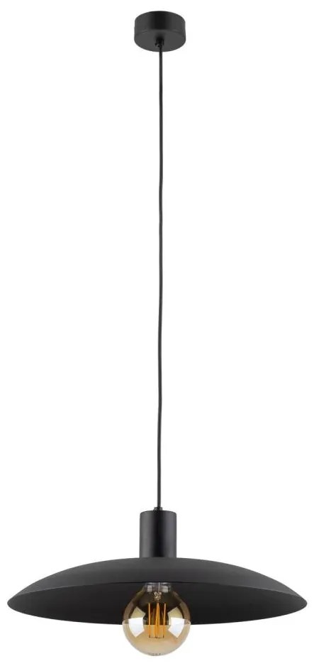 Пендел ASTRA 1xE27/15W/230V Ø 41 см черен