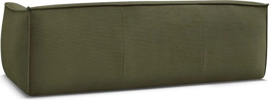 Зелен диван от рипсено кадифе 242 cm Giorgia – Bobochic Paris