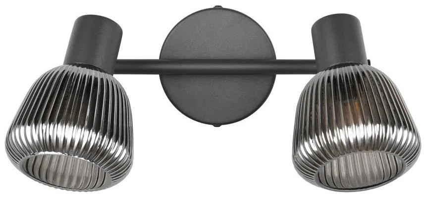 Черен прожектор ø 10 cm Tarifa – Trio