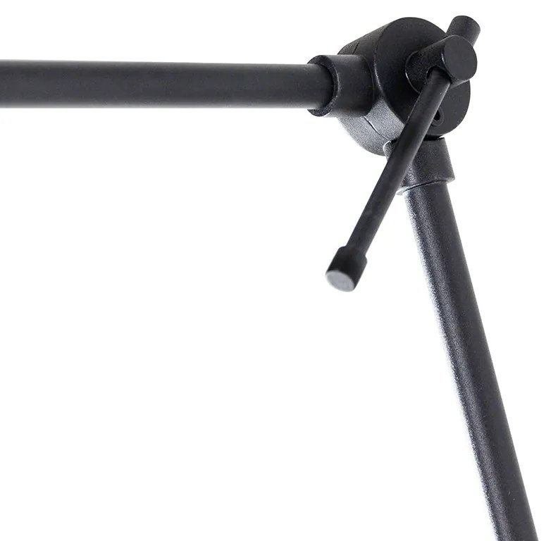 Модерна стенна лампа черна регулируема - Blitz