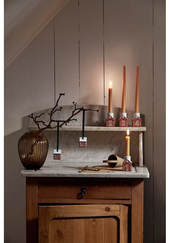 Керамични Коледни украси в комплект 2 бр. 5 cm Gingerbread – Kähler Design