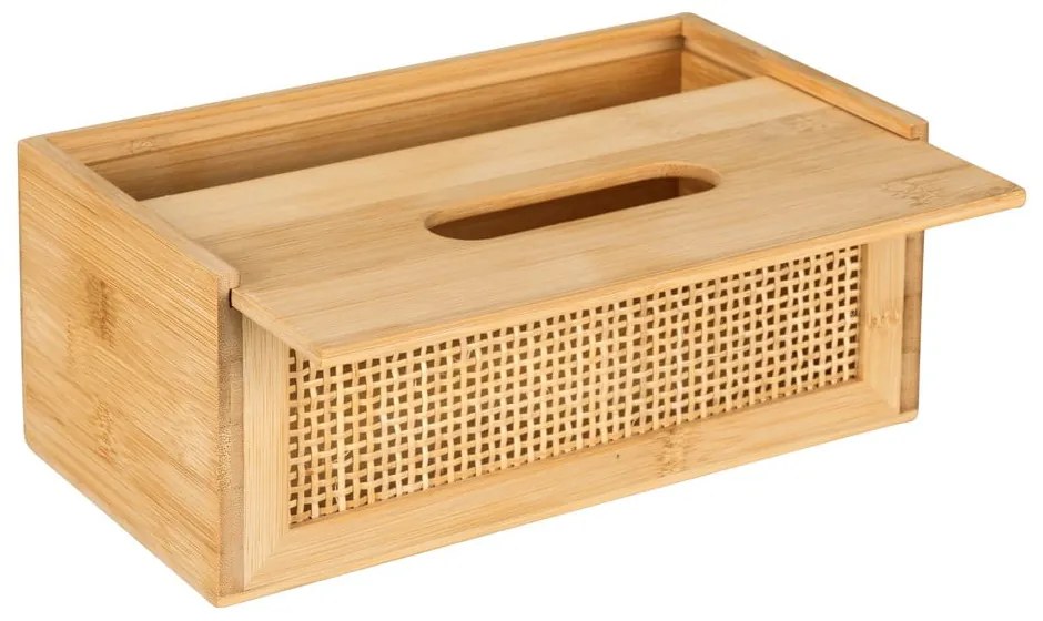 Ратаново-бамбукова кутия за носни кърпички Allegre - Wenko