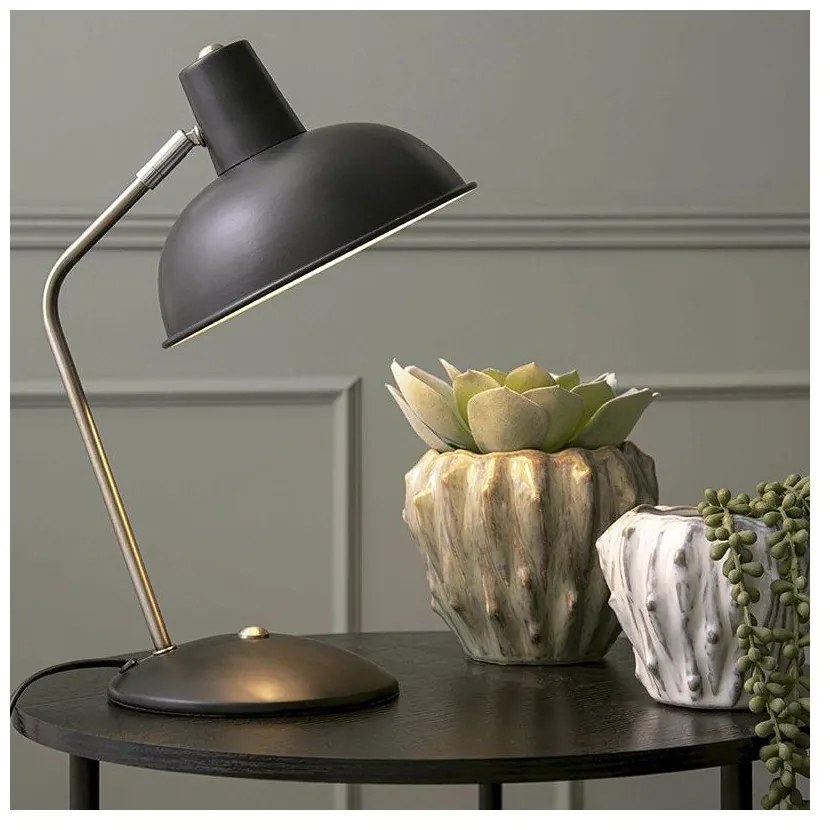 Черна настолна лампа Hood - Leitmotiv