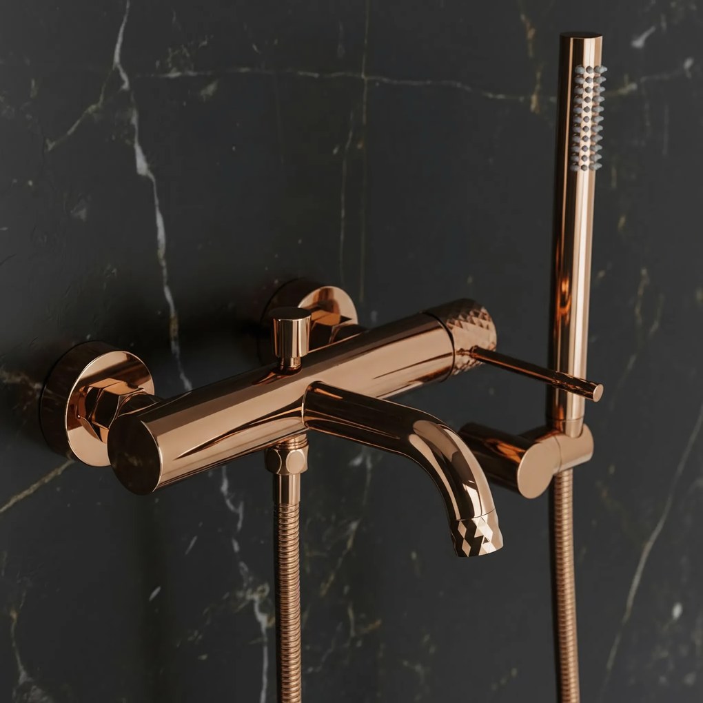 Смесител за вана Rea Lungo Diamond Copper