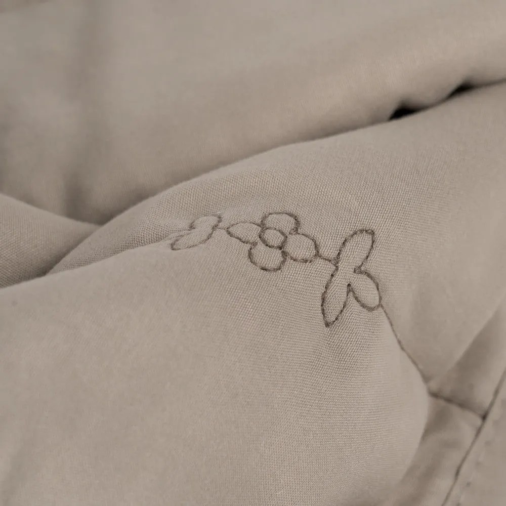 Кафяво-сиво капитонирано покривало за легло 180x260 cm – Ixia