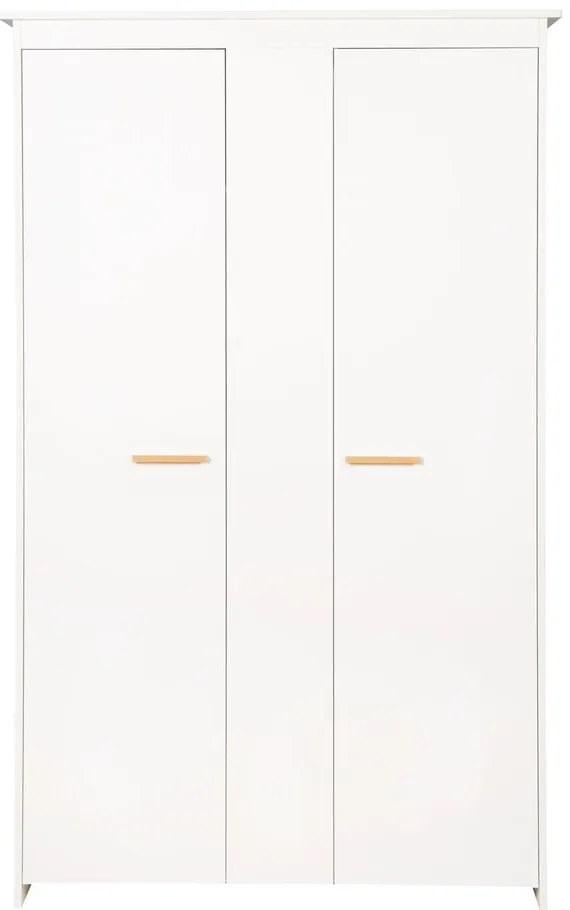 Бял детски гардероб 119x190x52 cm Anton – Roba