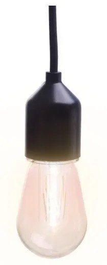 LED светлинна верига Крушка, 10 светлини, дължина 8 м - DecoKing