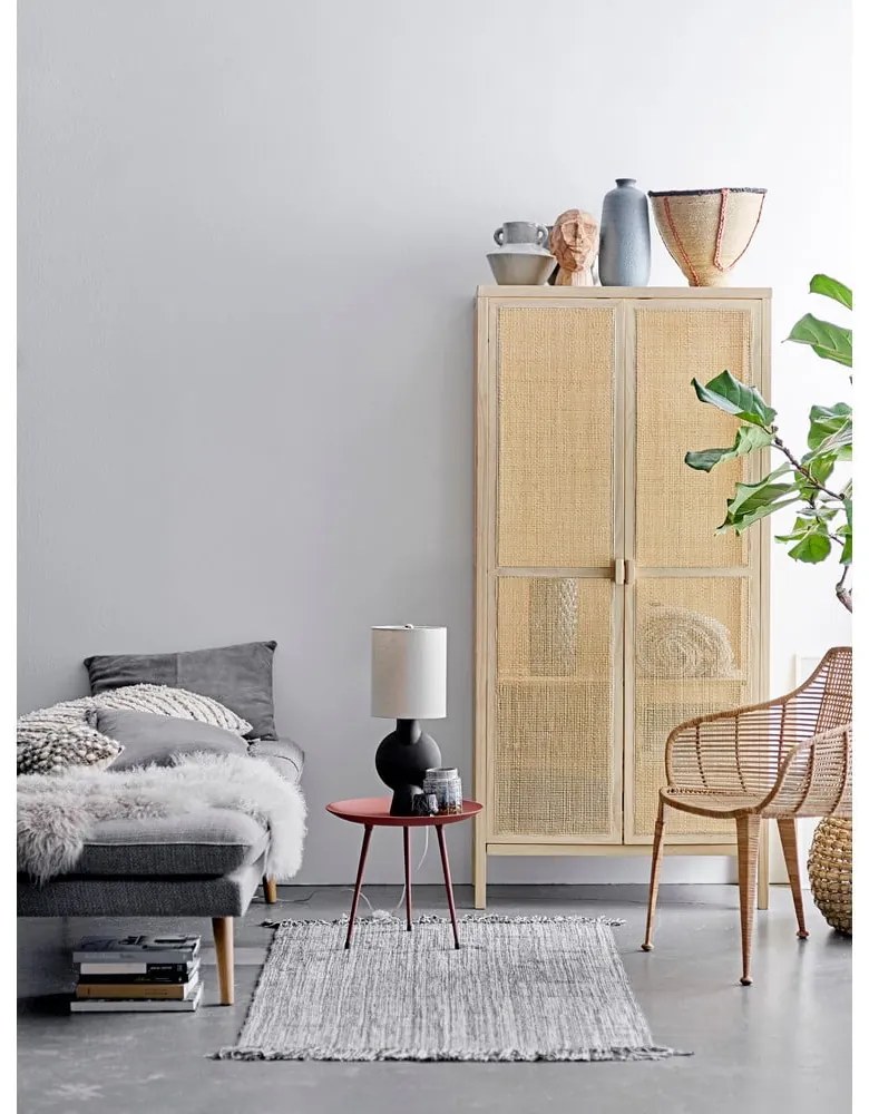 Кафяво-бежова настолна лампа Sergio - Bloomingville