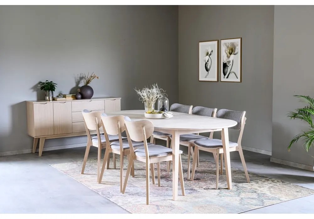 Сиви трапезни столове в комплект от 2 броя Kato - Rowico