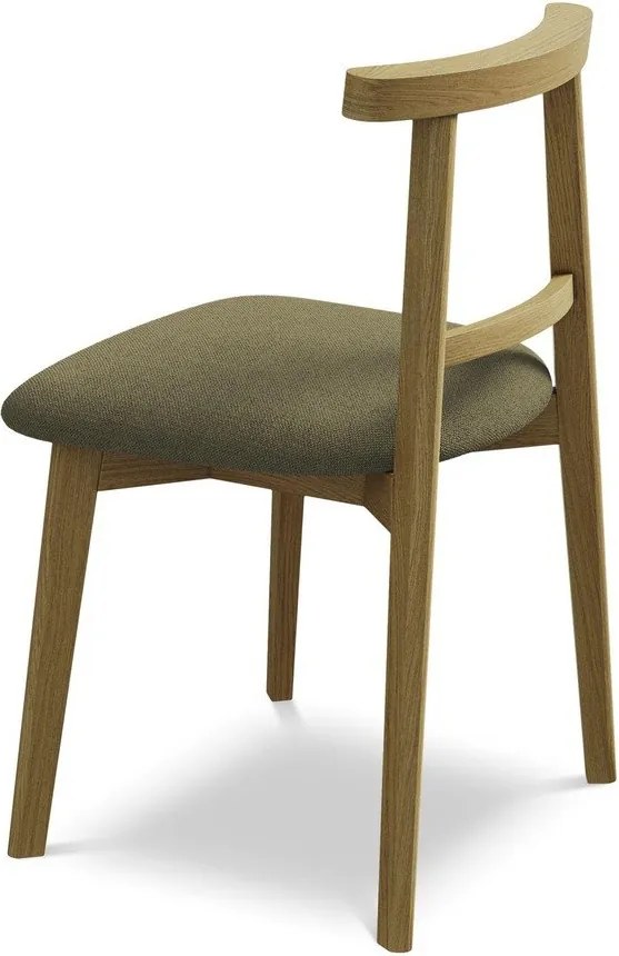 Зелен трапезен стол от масивна дървесина Ohelo – Makamii